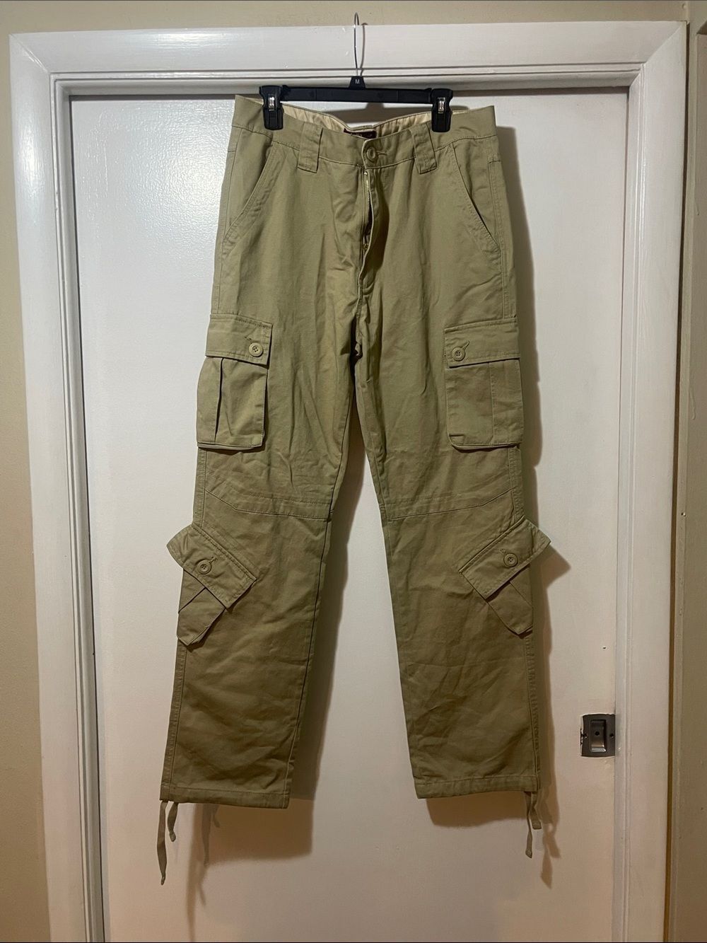 Match  & Matchstick Men's Khaki Cargo Pants - Olive-Tan Utility size 34 NWT
